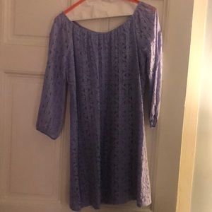 Off the shoulder purple dress size s